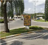 Mupi en avenida Alicante con calle Rajolar, acceso sur de Gandía